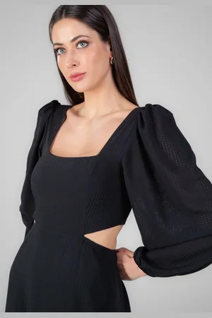 Traymon Vestido Curto Com Recortes