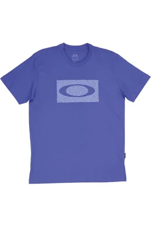 Oakley Camiseta Masculina Ellipse Organic Print Tee Astral Blue