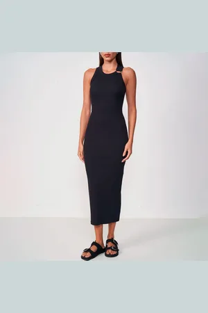 Colcci Vestido Super Mid Canelada In25 Feminino