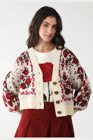 Gentleman Farmer Cardigan Tricot Reto Rosália Off-White