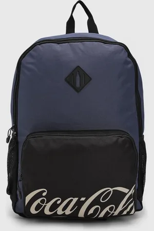 Coca-Cola Mochila Costas Logo Azul-Marinho