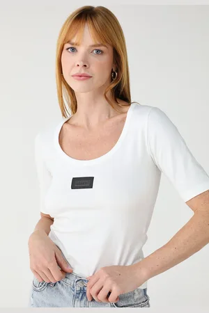 Forum Camiseta Slim Logo Off-White