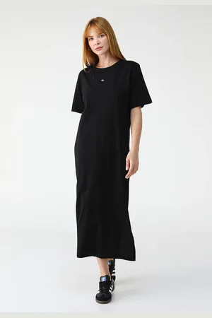 Colcci Vestido Midi Logo Preta