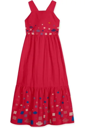 Lilica Ripilica Infantil - Vestido Longo Alfaiataria Feminino