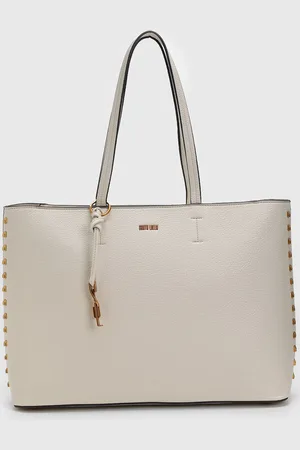 SANTA LOLLA Bolsa Tiracolo Monograma Tote Off-White