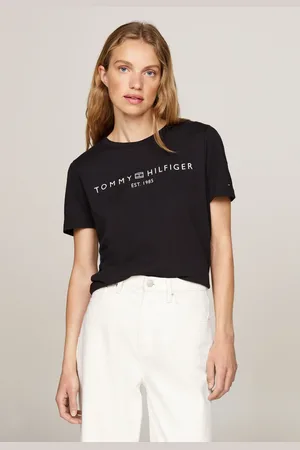 Tommy Hilfiger Camiseta Regular Logo Preta
