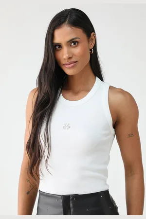 John John Regata Canelada Ajustada Logo Off-White