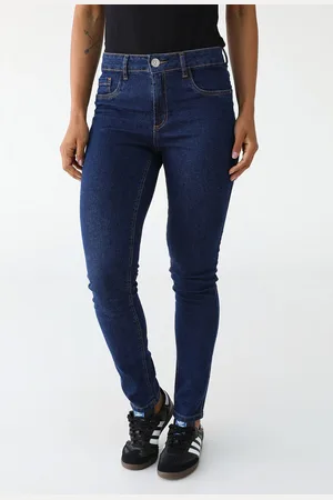 My Favorite Things Calça Jeans Skinny Pesponto Azul-Marinho