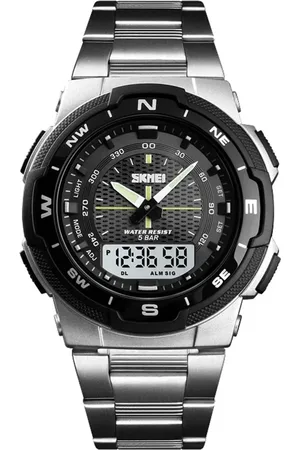 Skmei Relógio Masculino AnaDigi 1370 e Preto