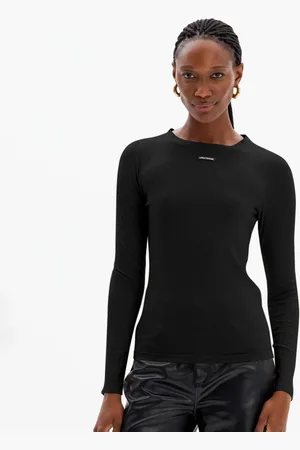 LANCA PERFUME Blusa Canelada Long Sleeve In25 Feminino