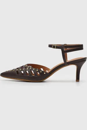VIZZANO Scarpin Slingback Aplicação