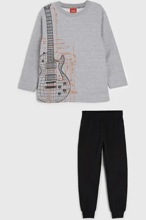 KYLY Infantil - Conjunto 2pçs Manga Longa Blusa E Calça