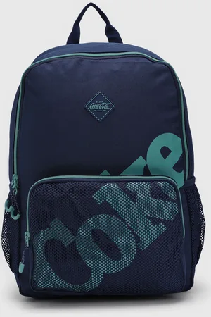 Coca-Cola Mochila Costas Logo Azul-Marinho