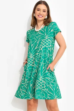 QUINTESS Vestido Em Malha Fria