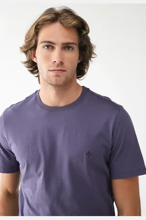 Dudalina Camiseta Reta Mini Icon Roxa