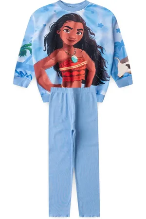 Disney Infantil - Conjunto Moana Casaco e Legging