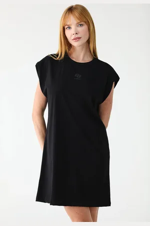 Colcci Vestido Curto Logo Preta