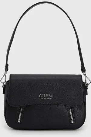 Guess Bolsa Tiracolo Alça Dupla Preta