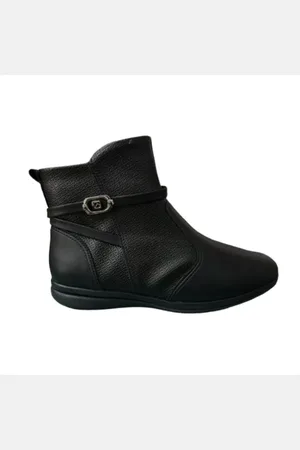 Piccadilly Bota Feminina Cano Baixo Anabela Preta