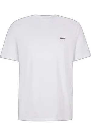 HUGO BOSS Camiseta De Jersey De Algodão Com Logo