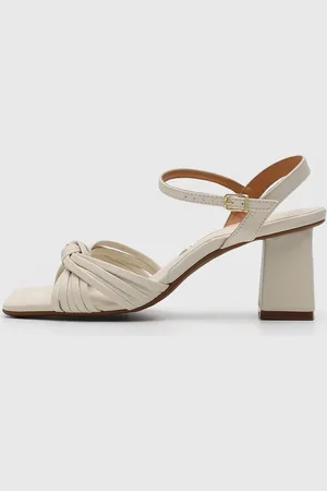 VIZZANO Scarpin Slingback Tira Nó Off-White