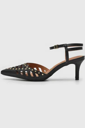 VIZZANO Scarpin Slingback Aplicação