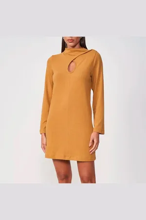 Colcci Vestido Curto Manga Longa In25 Feminino