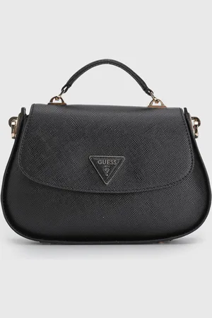 Guess Bolsa Tiracolo Alça Dupla Preta