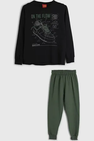 KYLY Infantil - Conjunto 2pçs Manga Longa Blusa E Calça