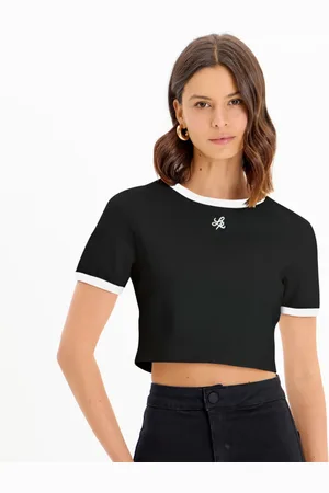 LANCA PERFUME Blusa Cropped Babylook In25 Feminino