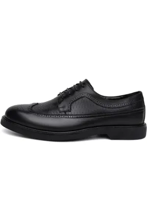 Centuria Calçados Sapato Social Brogue Centuria Croco Couro