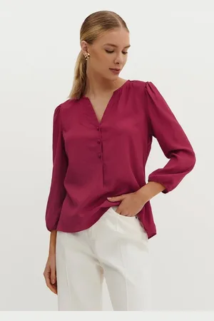Principessa Blusa com Manga 7/8 Goreti