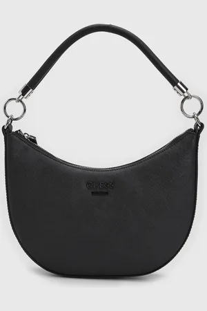 Guess Bolsa Tiracolo Alça Dupla Preta