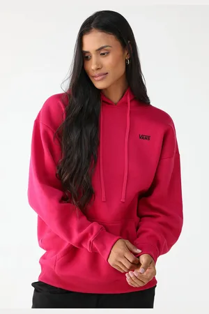 Vans Blusa de Moletom Flanelada Fechada Flying Classic Com Capuz Pink