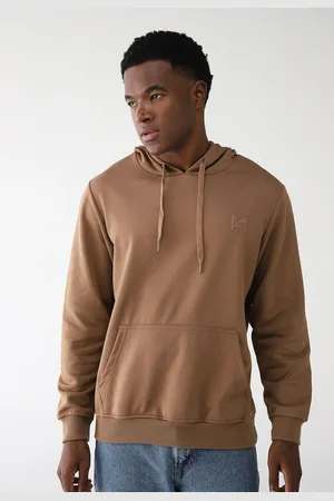 Red Nose Blusa de Moletom Flanelada Fechada Helanca Com Capuz Marrom