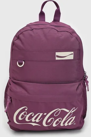 Coca-Cola Mochila Costas Logo Roxa