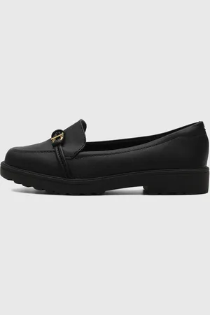 MODARE Mocassim Tratorado Fivela Metalizada
