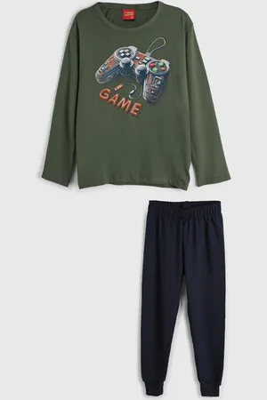 KYLY Infantil - Conjunto 2pçs Manga Longa Blusa E Calça