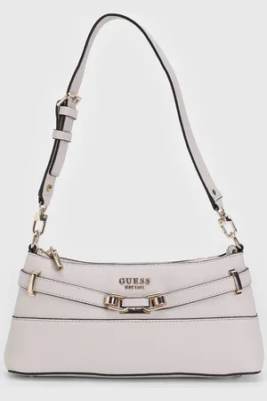 Guess Bolsa Tiracolo Aplicação Logo Off-White