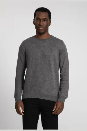 DOCTHOS Sueter Slim 1 Cabo Bloco De Textura Sueter Slim 1 Cabo Bloco De Textura 109 Mescla P
