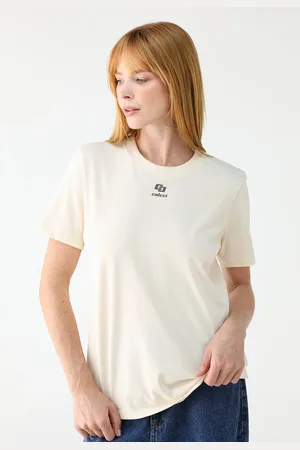 Colcci Camiseta Reta Logo Off-White