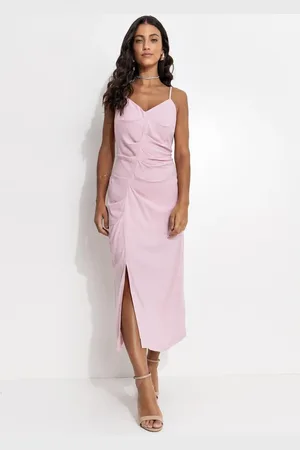QUINTESS Vestido Feminino Em Viscose Plana
