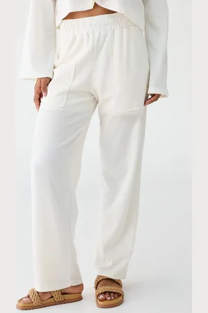 Volcom Calça Wide Leg Lived In Lounge Off-White