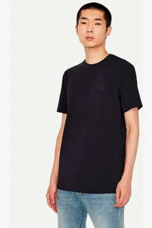 Armani Exchange Camiseta Slim 8NZT84Z8M9Z Preta
