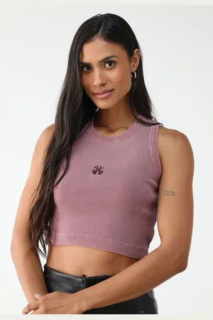 John John Regata Cropped Canelada Ajustada Logo