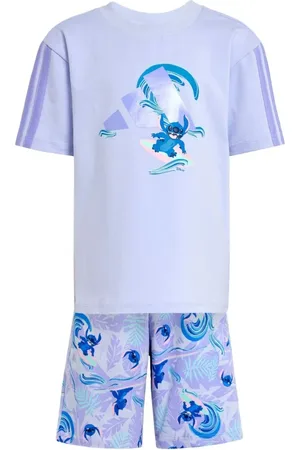 adidas Infantil - Conjunto Camiseta x Disney Lilo and Stitch
