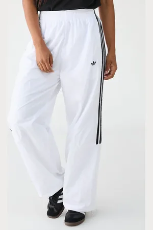 adidas Calça Wide Leg Adicolor Teamgeist Branca