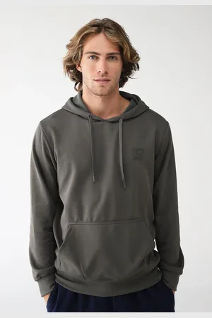 Red Nose Blusa de Moletom Flanelada Fechada Helanca Com Capuz Verde