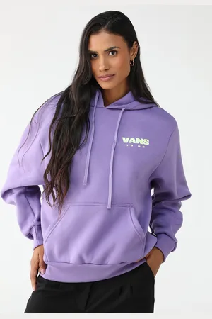 Vans Blusa de Moletom Flanelada Fechada Suspension Os Hoodie Com Capuz Lilás