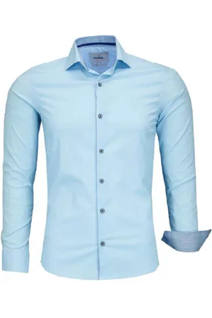 Amil Camisa Social Manga Longa Lisa com Elastano Exclusivo az bb